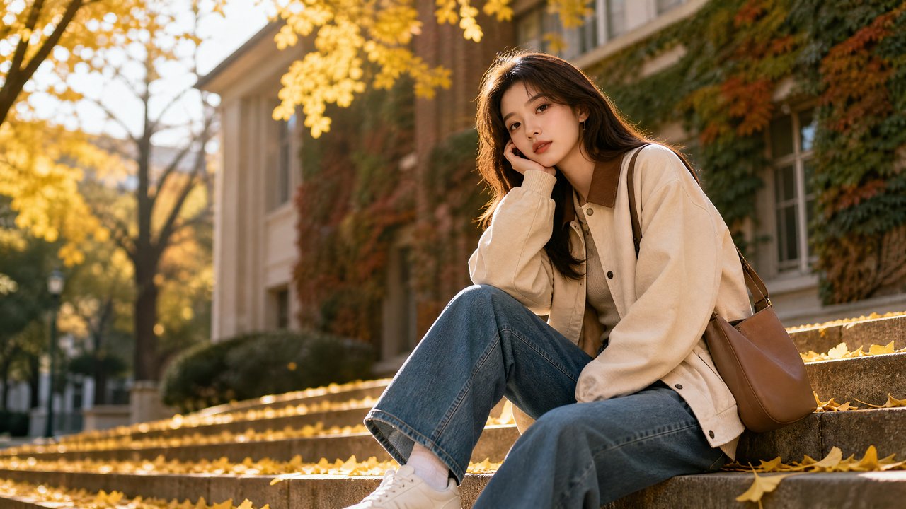陈美娇 秋季写真：美少女摄影教程传媒